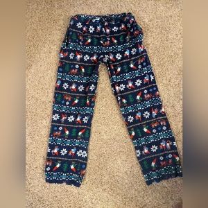 Hanna Andersson Gnome Pajama Pants Bottoms Unisex Adult Christmas Navy size l